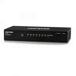 Comtrend GS-7408 8port Smart Lite Switch         Gigabit Ethernet W Ig