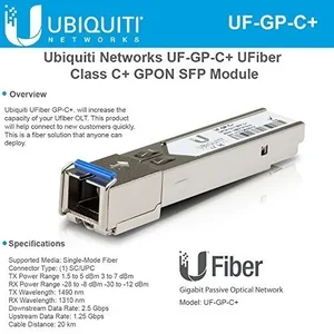 UF-GP-C+ | Ubiquiti UFIBER GPON OLT SFP C+ Transceiver