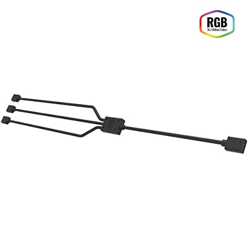 Cooler R4-ACCY-RGBS-R2 1-to-3 Rgb Splitter Cable For Rgb Led Devices