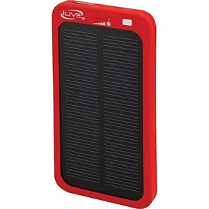 WP6216R | Dpi Portable Solar Charger for Mobile Phones - Red