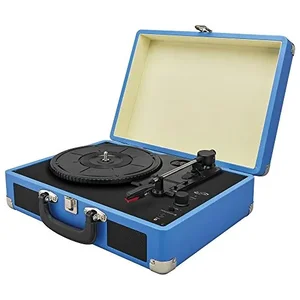ITTB476BU | Dpi Portable Bluetooth Turntable with Briefcase