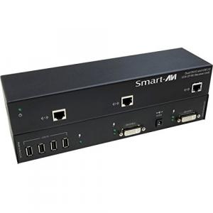 Smartavi UDX-2PS Dual Dvi-d And Usb 2.0 Cat6 Stp Extender