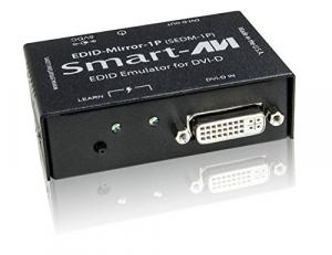 Smartavi EDID-MIRROR-1PS Edid-mirror 1-port Dvi-d Edid Emulator. Inclu