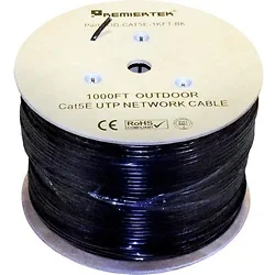 Premiertek-OD-CAT5E-1KFT-BK