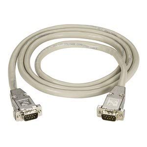 Black EDN12H-0050-MM Db9 Extension Cable With Emirfi Hoods,