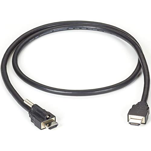 Black VCL-HDMIS-003M Locking Hdmi To Standard Hdmi Cable, 3-m