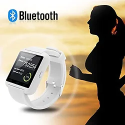 WORRYFREE GADGETS-SMARTWATCH-WHITE