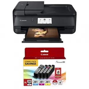 Canon 2988C002 Pixma Ts9520bk Wireless Inkjet Multifunction Printer - 