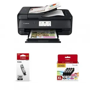 Canon 2988C002 Pixma Ts9520bk Wireless Inkjet Multifunction Printer - 