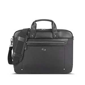 EXE150-4 | Ato GRAMERCY BLACK IRVING BRIEFCASE - ELEGANT