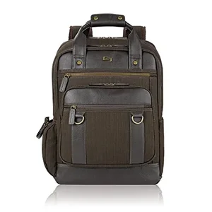 EXE735-3 | Ato Crosby Bradford Olive Denim Backpack