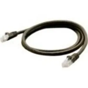 Addonics ADD-5FCAT6A-BLACK 5ft Rj-45 Mm Cat6a Black Utp   Copper Snagl