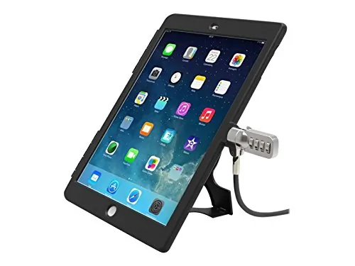 Compu-lock IPADAIRBBCL Ipad Locking Case With Cable    Lock Blk Ipad A