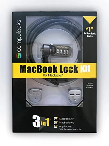 Compu-lock MBLDGCLKIT The 3 In 1 Macbook Ledge Kit