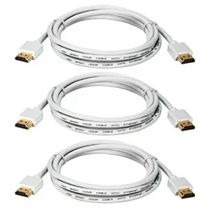 Qvs HDT-10F-3PW 3pk 10ft Highspeed Hdmi Ultrahd