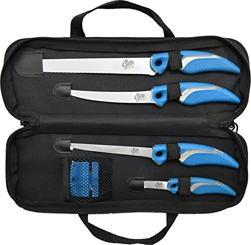 Cuda 18133 6 Piece Knife And Sharpener Set