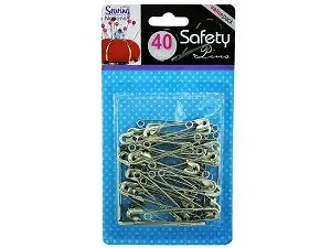 Sterling Jumbo Metal Safety Pins