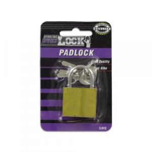 Sterling LL013 Iron Padlock With Keys