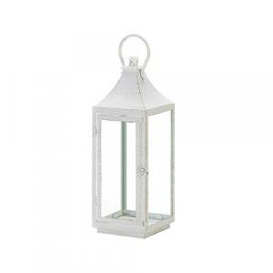 Gallery 10018615 Large Traditional White Lantern