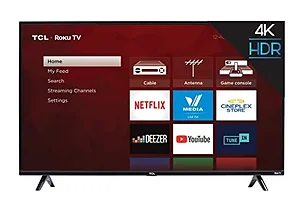 50S425 | Tcl 50-Inch 4K Ultra HD Smart LED Roku TV