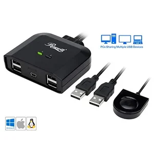 RCUS-17001 | Rosewill 2PC USB 2.0 Sharing Switch Box & Hub