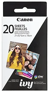 RA49855 | Canon Zink Photo Paper Pack - 20 Sheets for Print