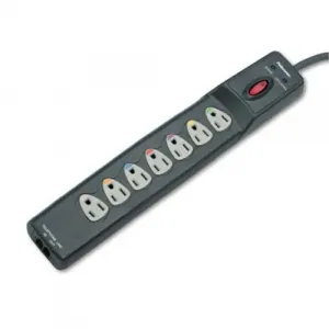 Fellowes 99111 7 Outlet Power Guard Surge Protector With 12' Cord - 7 