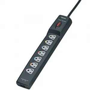 Fellowes 99111 7 Outlet Power Guard Surge Protector With 12' Cord - 7 