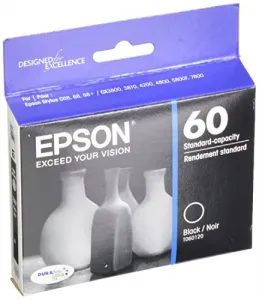 Original Epson T060120 Durabrite Ink Cartridge - Inkjet - Black - 1 Ea