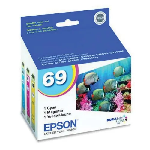 Original Epson T069520 Ink, , Cyan, Magenta,yellow 380 Pg Yield