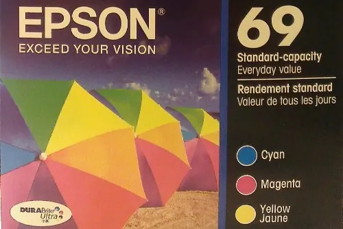 Original Epson T069520 Ink, , Cyan, Magenta,yellow 380 Pg Yield