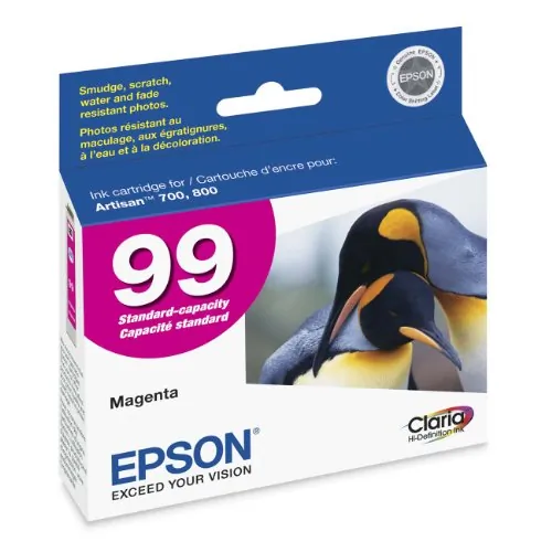 Original Epson T099320 Claria No. 99 Ink Cartridge - Inkjet - Magenta 