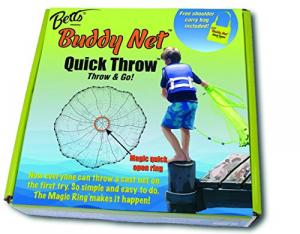 Betts CH4-I-EZ Buddy Quick Throw Net 4 38 Mesh Chartreuse