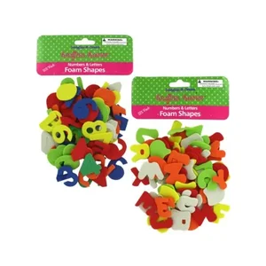 Krafters Korner Numbers & Letters Foam Shapes Set