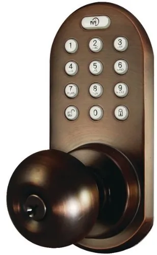 Morning RA9851 Inc 3-in-1 Remote Control  Touchpad Doorknob (oil Rubbe