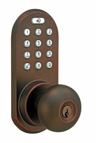 Morning RA9851 Inc 3-in-1 Remote Control  Touchpad Doorknob (oil Rubbe