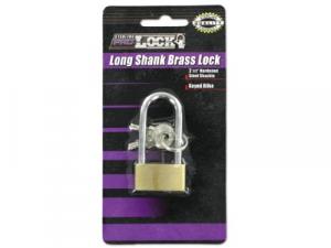 Sterling LL093 Long Shank Brass Lock With Keys