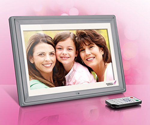 Aluratek ASGK410B 10 Digital Photo Frame Silver