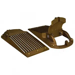 Groco ASC-1250 Bronze Slotted Hull Scoop Strainer Waccess Door Fup To 