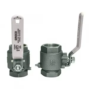 Groco IBV-375-S 38 Npt Stainless Steel In-line Ball Valve