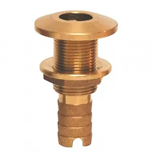 Groco HTH-2000 Bronze Hose Barb Thru-hull Fitting - 2