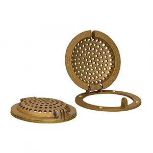 Groco RSC-1000 Bronze Round Hull Strainer Waccess Door Fup To 1