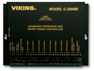 Viking VK-C-2000B Door Entry Control For 1-4 Entry Phones Provides C.o