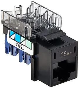 Hubbell SpeedGain Category 5e Universal Ethernet Jack -