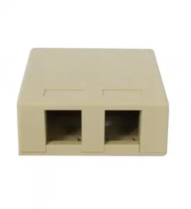 Cablesys ICC-IC107BC2IV Icc Icc-ic107bc2iv Surface Mount Box, 2-port, 