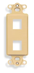 Cablesys ICC-IC107DI2WH Insert, Decorex, 2-port, White