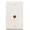 Cablesys ICC ICC-IC630EG0WH Wall Plate, F-type, White