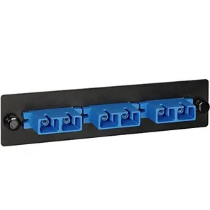 Cablesys ICC-ICFOPS26BK Adapter Panel, 3 Duplex Sc, 6f,