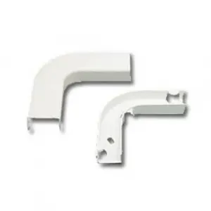 Cablesys ICRW12EBIV Flat Elbow  Base  1-14in.  10 Pk  Ivory