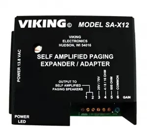 Viking VK-SA-X12 Vk-sa-x12 Self Amplified Paging System Expander